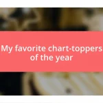 My favorite chart-toppers of the year