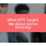 What MTV Taught Me About Genre Diversity